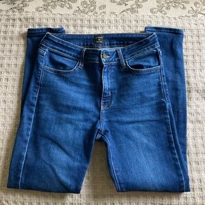 Women’s Just Black High Rise Skinny Jeans Size 29 EUC